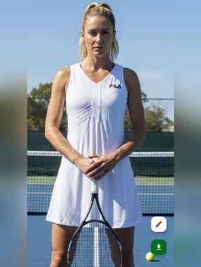 FILA Tennis Women's White Dress -Size S-